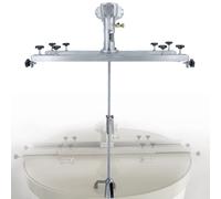 Pneumatic Agitator 1/4HP、3/4HP, Pail Mixer | Paint Agitator,Pneumatic Bracket Mixer,Paint Stirring Machine Bracket Air Agitator Paint Mix Tool(3cylinders)