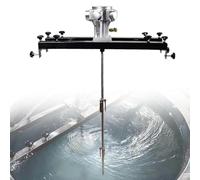 Pneumatic Agitator for IBC Tank, Air for Stirring Medium High Viscosity Solutions, Mixing Machine Mixer, with Retractable Bracket(Large5cylinders)