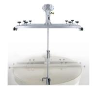 Pneumatic Agitator, Pail Mixer Paint Agitator, Pneumatic Bracket Mixer, Paint Stirring Machine Bracket Air Agitator Paint Mix Tool(3cylinders)