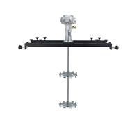 Pneumatic Agitator with Foldable Blades for Mixing in Bungs and Barrels