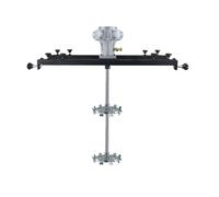 Pneumatic Agitator with Foldable Blades for Mixing in Bungs and Barrels