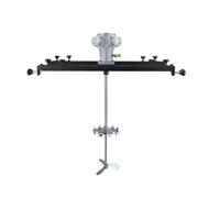 Pneumatic Agitator with Foldable Blades for Mixing in Bungs and Barrels