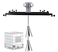 Pneumatic Air Agitator, 1 Ton Tank Mixer Machine, Portable Cement Mixer Tool for Paint, Mortar, Plaster, and Fodder Stirring