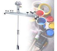 Pneumatic Air Agitator Mixer with Foldable Propeller and Support Hook for Paint Coating Liquid Ink Dissolving