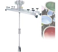 Pneumatic Air Agitator,Ton Barrel Pneumatic Mixer, Telescopic Range 75-120cm,Tank Mixer with Folding Propeller & Hanger, Suitable for ink, printing dyeing and food H005