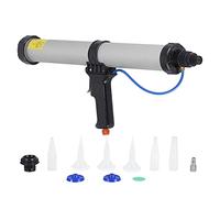 Pneumatic Air Caulking Gun, 600ml Professional Cordless Caulking Gun, Lightweight Aluminum Alloy Heavy Duty Pneumatic Caulking Gun for Electronic, Decoration, Automobile, Home and Industry Use