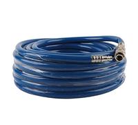 Pneumatic Air Compressor Hose, 15m Retractable PVC Line, 1/4-inch Quick Connector
