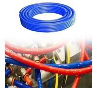 Pneumatic Air Compressor Hose Pipe for Inflator/Industrial/Garage, Flexible Compressed Atmosphere Tubing Lightweight Design, Heavy Duty Compressor Air Hose Line(C-L/OD x ID,80M x 16x12mm)