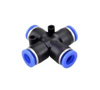 Pneumatic Air Connector 5PCS Pneumatic Fittings Quick Connector Air Tube Connectors Plastic PU PY 4mm 6mm 8mm 10mm 12mm Hose Fitting(PZA(10PCS),6mm)