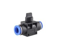 Pneumatic Air Connector Pneumatic Fitting Fittings Quick Connector Air Water Hose Tube Connectors Plastic PU PY Push Into Plug(HVFF,10mm)