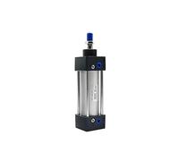 Pneumatic Air Cylinder Double Action 32mm Bore 25mm Stroke with POM Guide Ring for Automation Industry, Automobile Manufacturing (SC32X50)