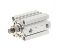 Pneumatic Air Cylinder,Male Thread Pneumatic Compact Airtac Type SDA Series, Bore 20mm X 5 10 15 20 25 30 40 45 50mm Stainless Steel Air Cylinder(25mm)