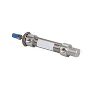 Pneumatic Air Cylinder,Stainless Steel Double Action Pneumatic Cylinder, MA16 20 25 32 40 Mini Cylinders, 25-500mm Stroke Magnetic Cylinder(1 INCH*3/4 INCH)