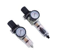 Pneumatic air Filter Regulator AW2000-02 1/4 inch Treatment Unit with Copper Cartridge Manual auto Drain AW2000-02D(AW2000-02D)