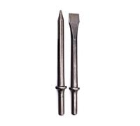 Pneumatic Air Hammer Chisel 175mm 7" Inch Length Scraper Round Collar Flat Point Chisels Concrete Tile Chisel Set