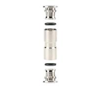 Pneumatic Air Hose Fitting PU PV PE PM PY Brass Metal Quick Coupling 4 6 8 10 12mm Nickel High Pressure Tube Connector 1Pcs(PY,4mm)
