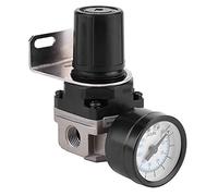 Pneumatic Air Pressure Regulator, Adjustable Air Pressure Compressor Control Valve Gauge G1/4 Connection