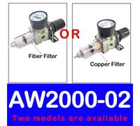 Pneumatic Air Pressure Regulator AW2000-02 AW3000-03 AW4000-04 Compressor Air Filter Controller Oil Seperator Automatic drain(AW2000-02,Fiber Filter)