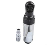Pneumatic Air Ratchet Wrench /4 Inch or 3/8 Drive, Reversible Air Ratchet with Square Drive, Compact Lightweight Socket Tool for Auto Repair and Machinery, 90(3/8inch EU)