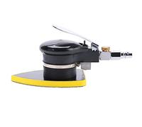 Pneumatic Air Sander Polisher Grinder Tool High Performance 12000rpm Adjustable Speed Low Vibration for Wood Metal Automotive Polishing (90*130mm)