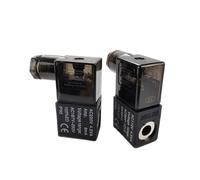 Pneumatic Air Solenoid Coil Valve Coil Black DC12V DC24V AC110V AC220V for 4v210-08 2v025(DC12V)