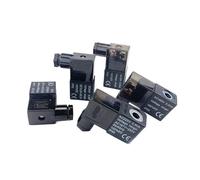 Pneumatic Air Solenoid Coil Valves Coil Black DC12V DC24V AC110V AC220V for 4v210-08 2v025 1Pcs(DC12V)