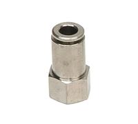 Pneumatic Air Tube Fitting, Pneumatic Air Pipe Connector Fittings All Metal M5 1/8 1/4 3/8 1/2 Pack of 10(Mpcf4 01 4mm R1-8)