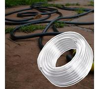 Pneumatic Air Tubing, Hybrid Polymer Pneumatic Hose for Fluid Transfer/Auto Repair Shop, Blue Polyurethane PU Air Tube Pipe Tube Kit, Black, Orange, White, Blue(B,L 10m/33ft OD X ID 14 X 10mm)