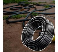 Pneumatic Air Tubing, Hybrid Polymer Pneumatic Hose for Fluid Transfer/Auto Repair Shop, Blue Polyurethane PU Air Tube Pipe Tube Kit, Black, Orange, White, Blue(C,L 20m/66ft OD X ID 14 X 10mm)