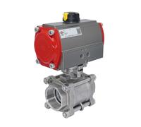 Pneumatic Ball Valve G2'' Stainless Steel Spring Opening