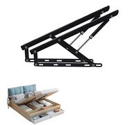 Pneumatic Bed Lift Supports, 2pcs Folding Bed Lifting Mechanism,Lift Pneumatic Support,Storage Box Lifter,Gas Strut, Spring