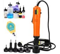 Pneumatic Bottle Cap Sealer with Adjustable Speed and Multiple Heads for Efficient Capping Operations