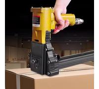 Pneumatic Box Sealing Stapler, Automatic Carton Closer Tool for 15mm-18mm/22mm Nails, Industrial Packaging Solution