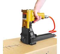 Pneumatic Box Stapler for Cardboard, Heavy Duty Air Carton Closer Handheld Box Sealing Staple Gun for 15mm-18mm/22mm Nails 342x115x220mm 15to18mm