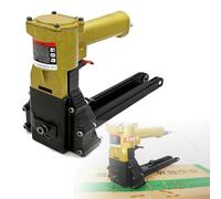Pneumatic Box Stapler for Cardboard, Heavy Duty Air Carton Closer Tool with Adjustable Nail Depth, Hand Held Manual Carton Stapler Gun for Corrugated Boxes Folding Cartons