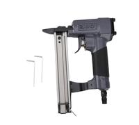 Pneumatic Brad Nailer 100 Nails Capacity, 0.4-0.8Mpa Air Nailer Tool for Woodworking, Framing - Quiet Operation, Easy Jam Removal, Comfortable Handle for Interior Installation