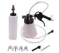 Pneumatic Brake and Clutch Fluid Bleeder Kit Vacuum Brake Oil Change Set Double Bottles