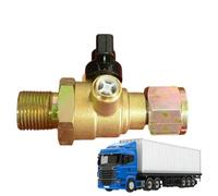 Pneumatic Brake Shut Off Valve - x 1.5 Forged Brass Self | Truck brake chamber air valve for the warehouse workshop for road transport