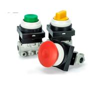 Pneumatic Button Switch Two Position Three-way Mechanical Valve 1Pcs(VM130-01-33A)