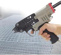 Pneumatic C-Ring Hog Ring Gun for Cages, Fencing & Upholstery,Grey | 150-staple self-feeding magazine and tungsten steel striking plate for jam-free, all-day fastening