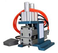 Pneumatic Cable Stripping Machine with Pedal, Peeling Length 25mm, Operating Air Pressure 5-7kgs for Computer Core, Isolation, Telephone Wires