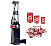 Pneumatic can crusher for recycling 12 Oz. and 18 Oz. Soda Beer Can Crusher Smasher Wall Mounted for Aluminum Cans-Black