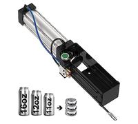 Pneumatic Can Crusher, Heavy-Duty Smasher for Aluminum Seltzer, Soda, Beer Cans and Bottles for Recycling Tools,8.5/11/12/16 Oz Metal Aluminum Cans Crusher,Gadgets for Home (Manual Button)