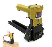 Pneumatic Carton Box Stapler, Air Pin Nailer with Adjustable Depth & Tightness, Heavy Duty Box Closing Tool, Automatic Packing Closer for Industrial Use
