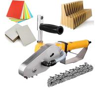 Pneumatic Carton Box Waste Stripper - Corrugated Board Trimming Tool with Alloy Steel Chain, Portable Paper Edge Trimming Machine