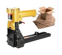 Pneumatic Carton Sealing Stapler with Adjustable Pressure and Leg Lengths for Efficient Packaging