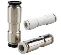 Pneumatic Check Valve One Way Non-Return Valve Straight Hose Tube One Touch Qucik Fitting Connector Coupling(C-Type,6mm)