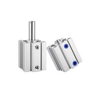 Pneumatic Compact 16 20 25 32 Bore to 5 10 15 20 25 30 35 40 45 50mm Stroke Compact Thin Air Cylinders