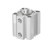 Pneumatic Compact Aluminum Air Cylinder SDA 32/40mm Bore Stroke 5-100mm Aluminum Alloy Cylinders(SDA40*30)