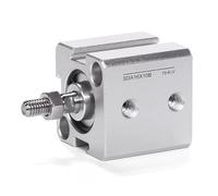 Pneumatic Compact Cylinder Male Thread Bore SDA12 16mm Stroke 5 10 15 20 25 30 35 40 45 50 60mm 1Pcs(Stroke 50mm -B,Bore 16mm)